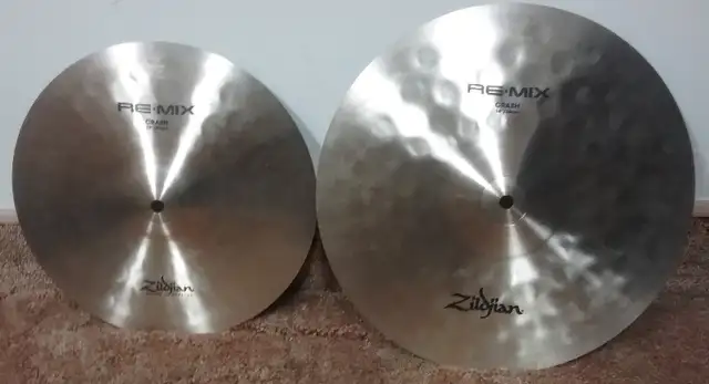 Rare Zildjian Remix cymbals. in Drums & Percussion in St. Catharines - Image 2