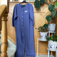 Size Large - Vintage Higher State One Piece Union Suit Pajama