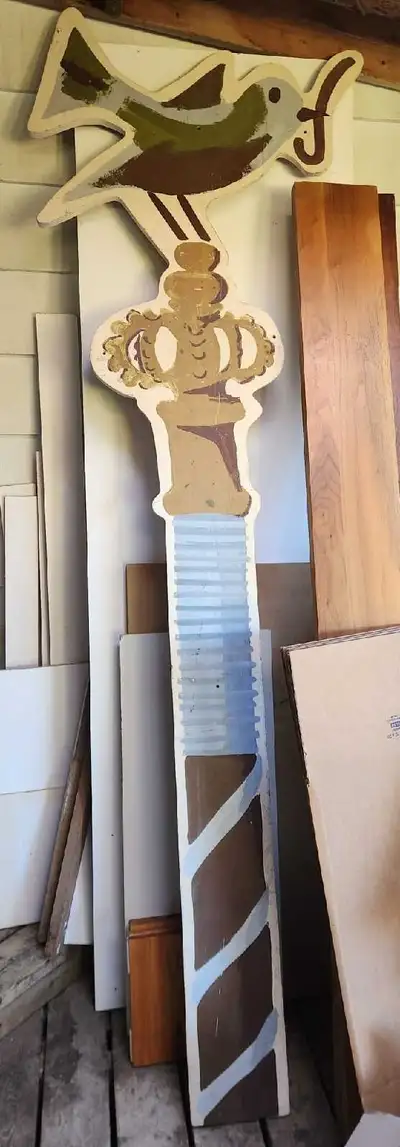 About 7 feet tall artwork, View more