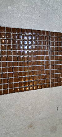 174 sqft Stunning Chocolate Glass Mosaic Tiles