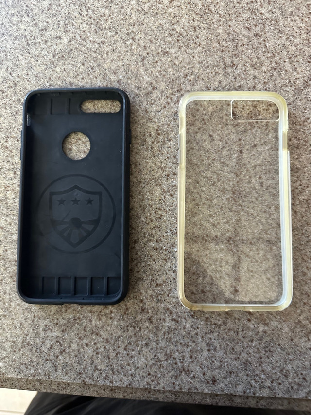 Iphone 8plus cases (2 cases total) in Cell Phone Accessories in Strathcona County