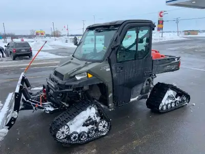 2019 Ranger 900 cab, tracks, snow blade