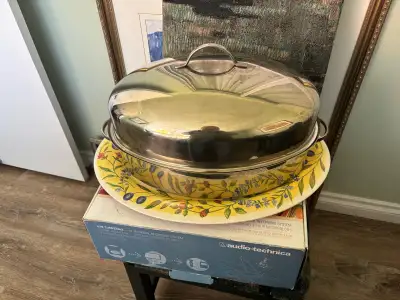 Stainless Roasting Pan and Platter, View more
