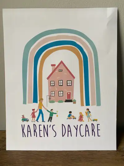 Karen’s Home Daycare has one spot left for drop in care. If your current daycare is closed or a scho...