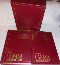 1988 Canada Heirloom Series Book Set HC Boxed Unread