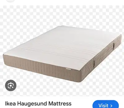 IKEA Queen Spring Mattress - Haugesund, View more