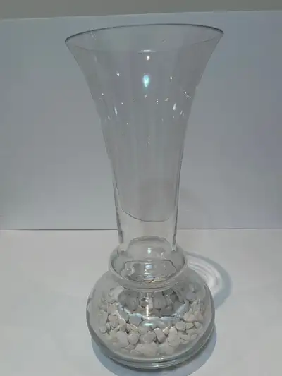 16” LARGE GLASS VASE , View more