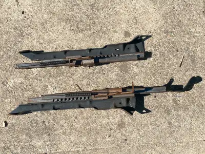 Seat rails from 1992- 1997 Ford truck bench seat. Works perfectly Pick up in Olds See my other ads f...