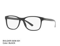 Bulgari Glasses - Black