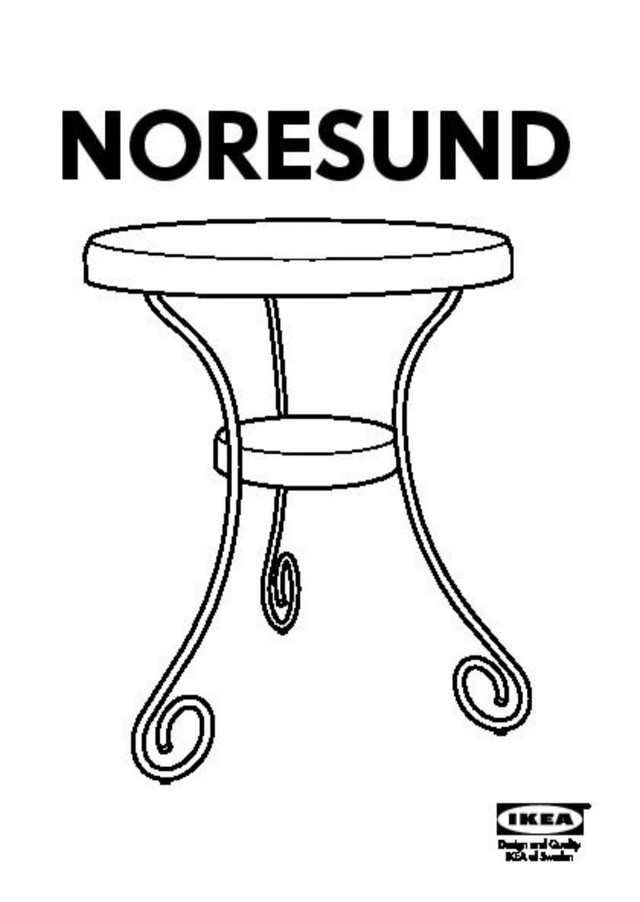 IKEA Noresund round side table in Other Tables in Ottawa - Image 4