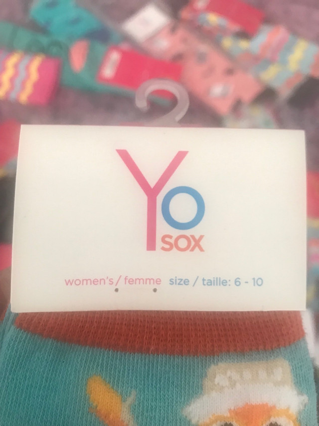 Yo Sox Men’s  and Women fashionable Sox  in Multi-item in Oakville / Halton Region