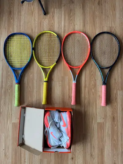 Tennis gear purge- Dunlop, Yonex, Head, Nike, View more