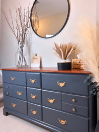 Revamped Classic: Modernized Dresser with Timeless Charm