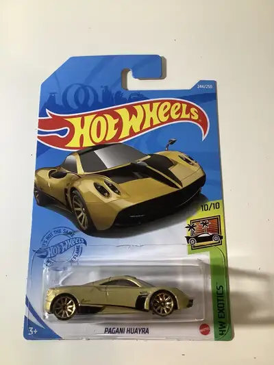 Hot wheels Gold Pagani Huayra Diecast sports luxury car, View more