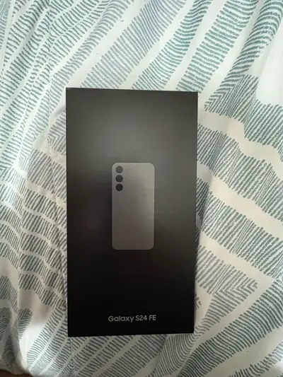 Brand new sealed Samsung Galaxy S24 FE 128 GB in black. Never activated. Price is slightly negotiabl...
