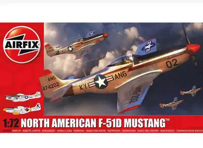 100% Brand New Airfix aircraft model Mustang, View more