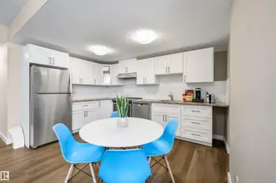 Furnished 2 bedrooms 1 bath walkout basement suite for rent with its own washer and dryer. 9645 150...