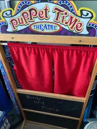 Melissa and Doug Puppet Theatre and Blackboard 