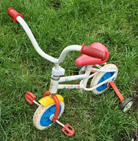 Fisher Price Toddler Bike with Training Wheels and 8 inch tires