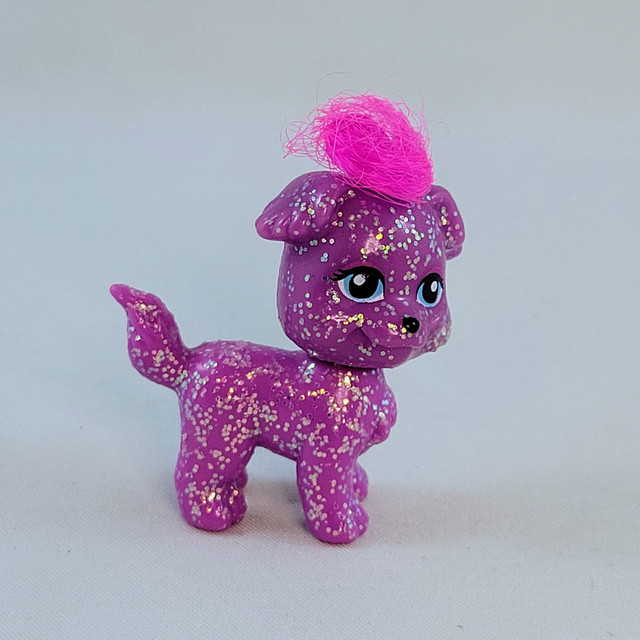 Polly Pocket Purple Glitter Dog Sparkle With Hair Toy Figurine R in Toys & Games in Strathcona County