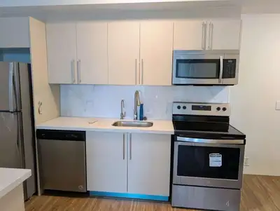 Furnished 1b1b in Waterloo, available immediately until the end of August. 10 min walk to Wilfrid La...