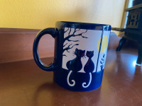 Vintage Waechtersbach W Germany Blue Coffee Tea Mug
