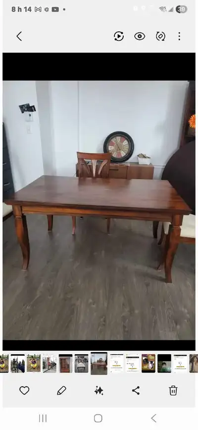 set de cuisine en bois chaise remboursé, View more
