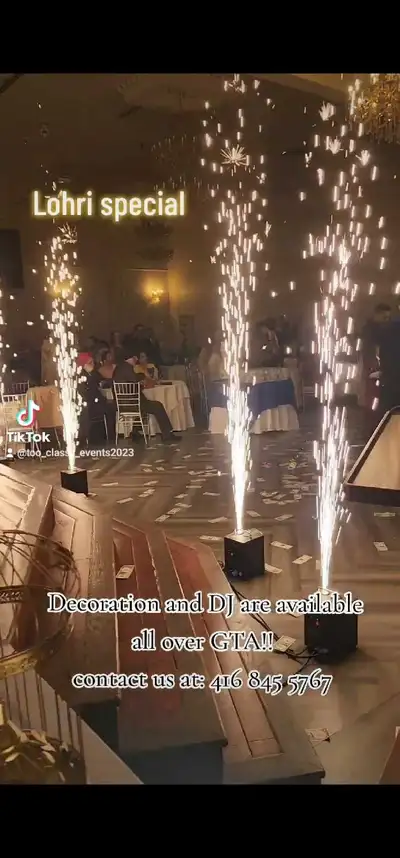 Sparkles and Dry ice fog , View more