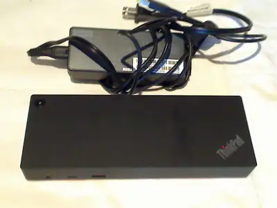 Lenovo ThinkPad Thunderbolt 3 Dock w/AC Adapter - Laptop Connect, View more