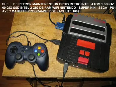 SHELL DE RETRON MAINTENANT UN ORDIS INTEL ATOM 1.60GHZ, View more