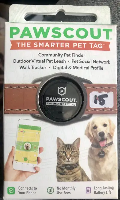 PAWSCOUT  SMART   PET TAG  NEW SEALED, View more