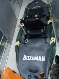 Bozeman inflatable kayak pedal assist