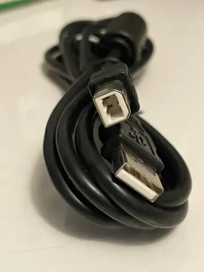 USB A Male to B Male Printer Scanner cable, View more