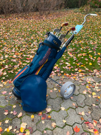 Chariot SPALDING pliable pour sac de golf