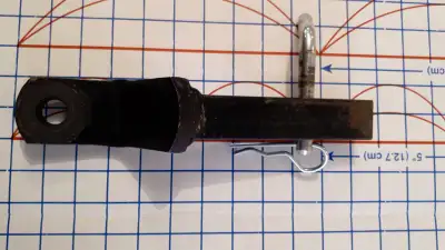 Barre de remorquage 1,25 po. Idéal pour support a vélo de petite voiture. Yvan 450-641-4401