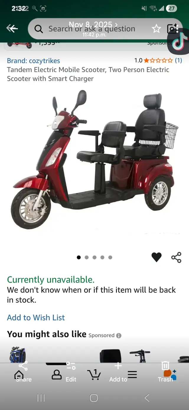 Mobile scooter