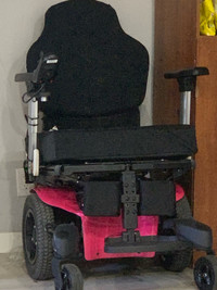 Pink mobility scooter wheelchair for sale