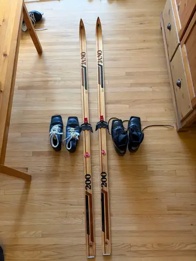 vintage cross country skis, View more