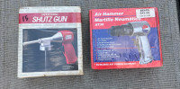 Undercoating Shutz Gun and Air Hammer