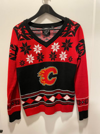 Women’s Calgary Flames Christmas Sweater 