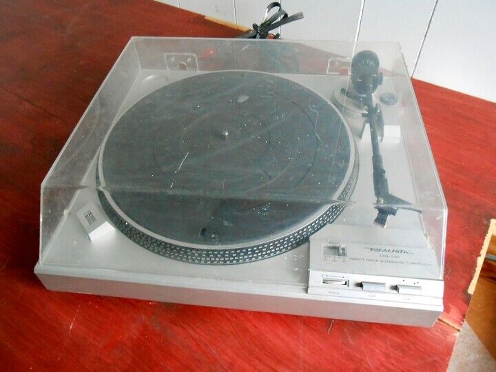 Table Tournante Realistic DirectDrive Platines 80s Chaînes stéréo