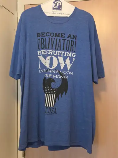 GENTLY USED, HARRY POTTER, OBLIVIATOR TEE SHIRT, 3XL!!!, View more
