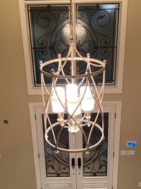 Beautiful Six Light Foyer Fixture