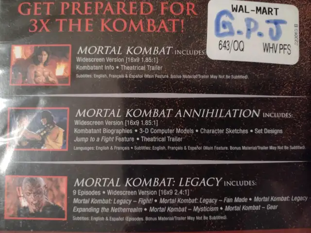 Mortal Kombat 1, 2 and 3 DVDs Trade in CDs, DVDs & Blu-ray in North Bay - Image 5