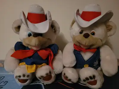 Hidy and Howdy 1988 Calgary Winter Olympics Plush Mascots, View more