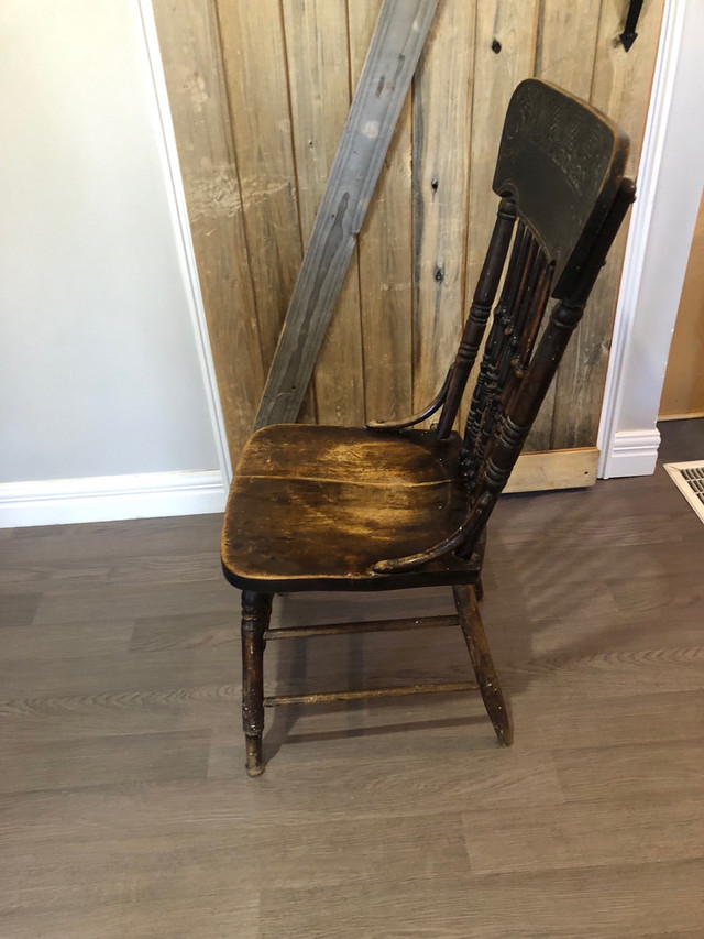 Pressed Back Chair in Chairs & Recliners in Fredericton - Image 2