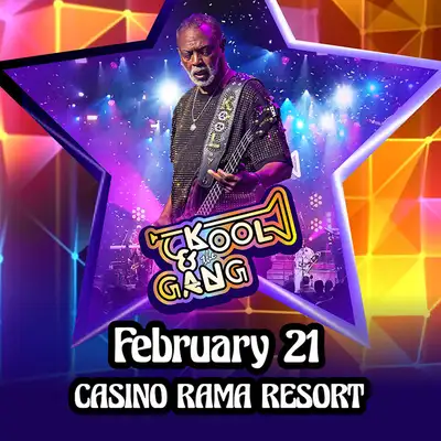 I have tickets to go see Kool and the Gang on Saturday February 21 at Casino Rama. Show starts at 8p...