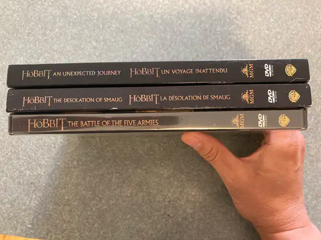 New The Hobbit DVDs 1 2 3 Unexpected Desolation of Smaug 5 Army63347536868865122