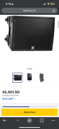 Yorkville Speaker 1200 watts