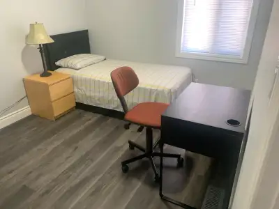 Furnished Private room in Oshawa from July 1.